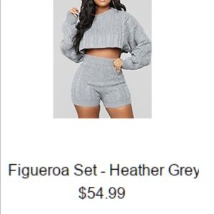 Fashion Nova “Figueroa set” - white (marching set)